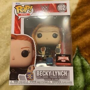 Funko Pop WWE Becky Lynch Figure - Red and Black